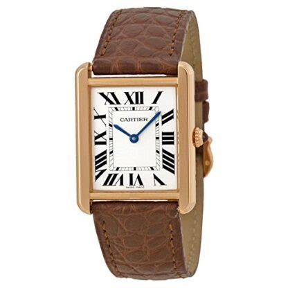 bracelet montre cuir cartier|bracelet cartier montre.